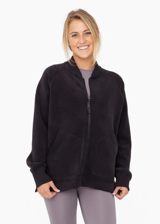 Microfleece Bomber Jacket (2 colors)