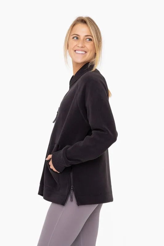 Microfleece Bomber Jacket (2 colors)