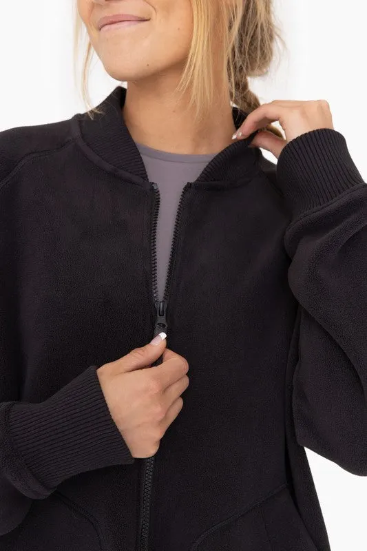 Microfleece Bomber Jacket (2 colors)