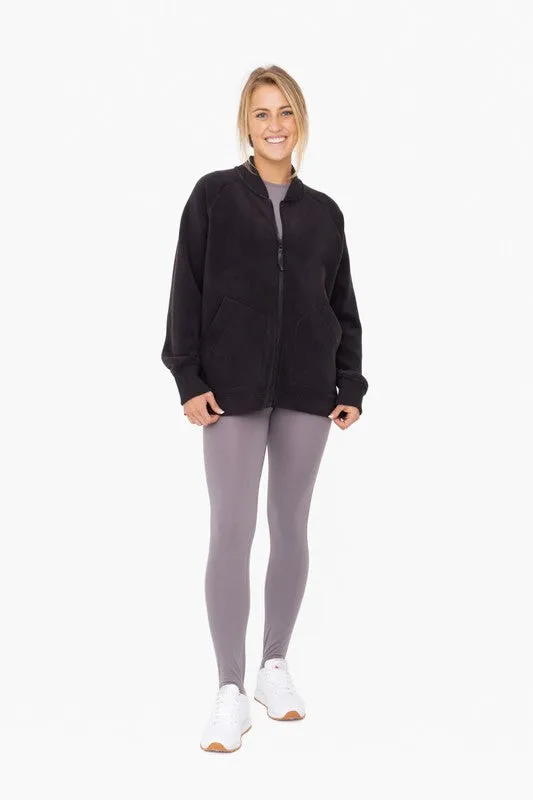Microfleece Bomber Jacket (2 colors)