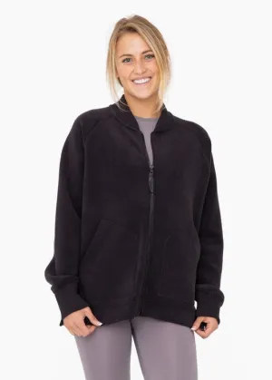 Microfleece Bomber Jacket (2 colors)