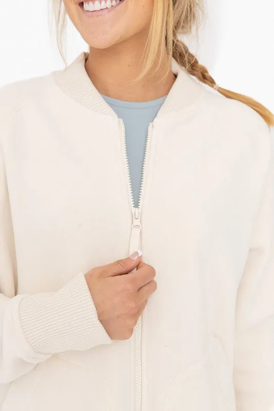 Microfleece Bomber Jacket (2 colors)