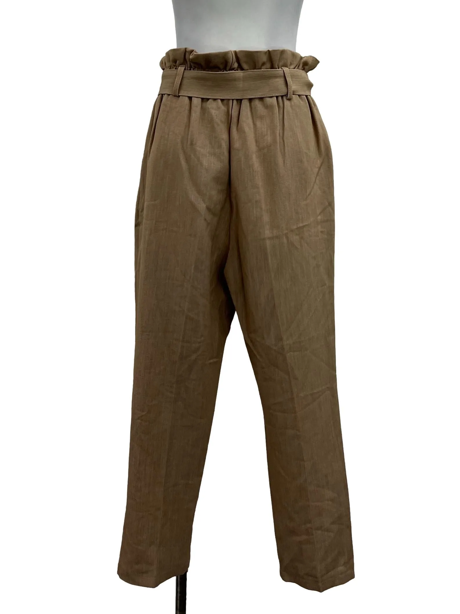 Milk Tea Paperbag Pants