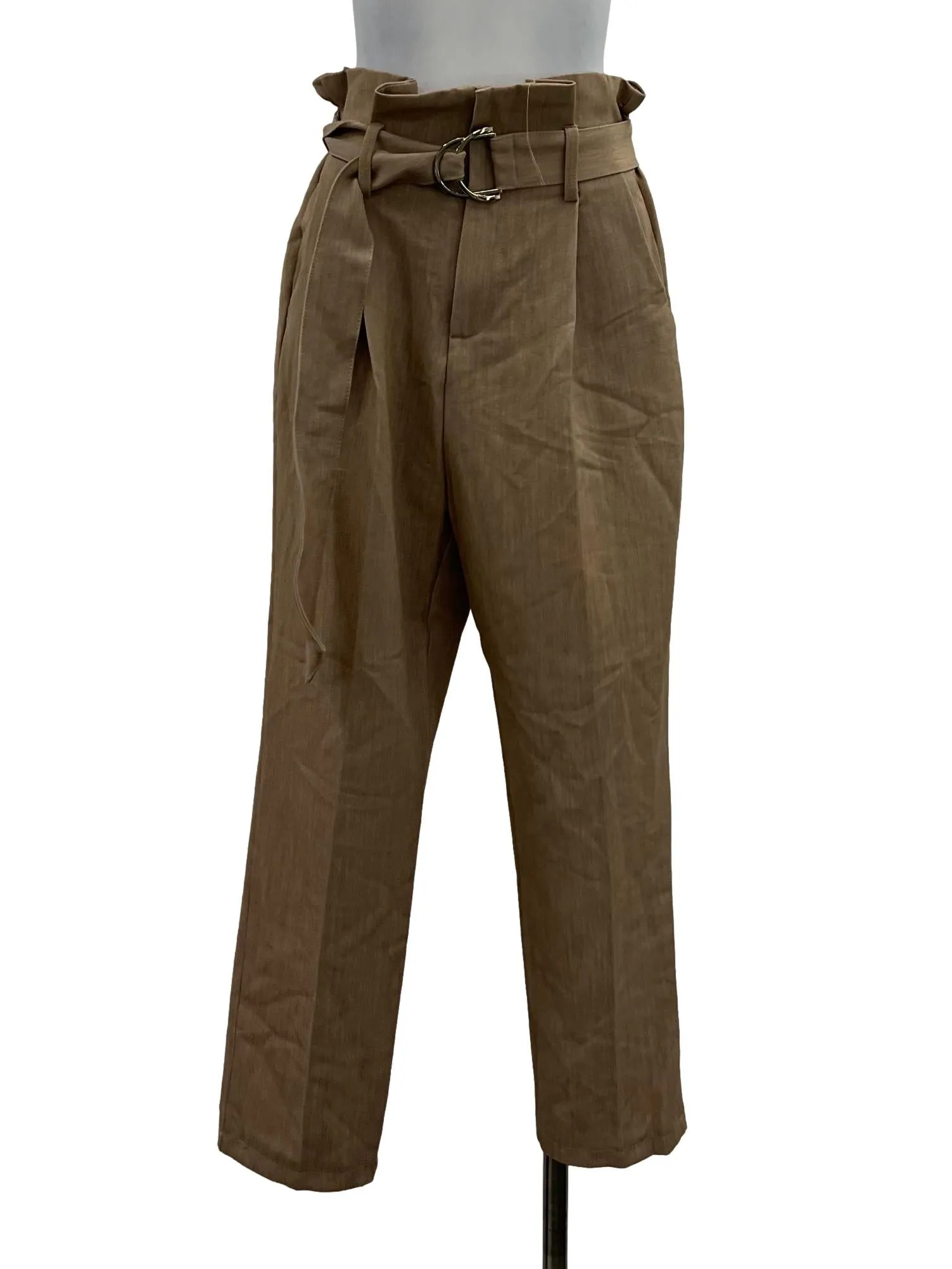Milk Tea Paperbag Pants