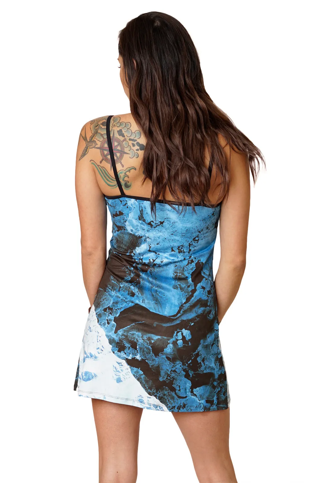 Mini Dress-Colorful Printed Mini Dress-Nature Clothing-Kamchatka
