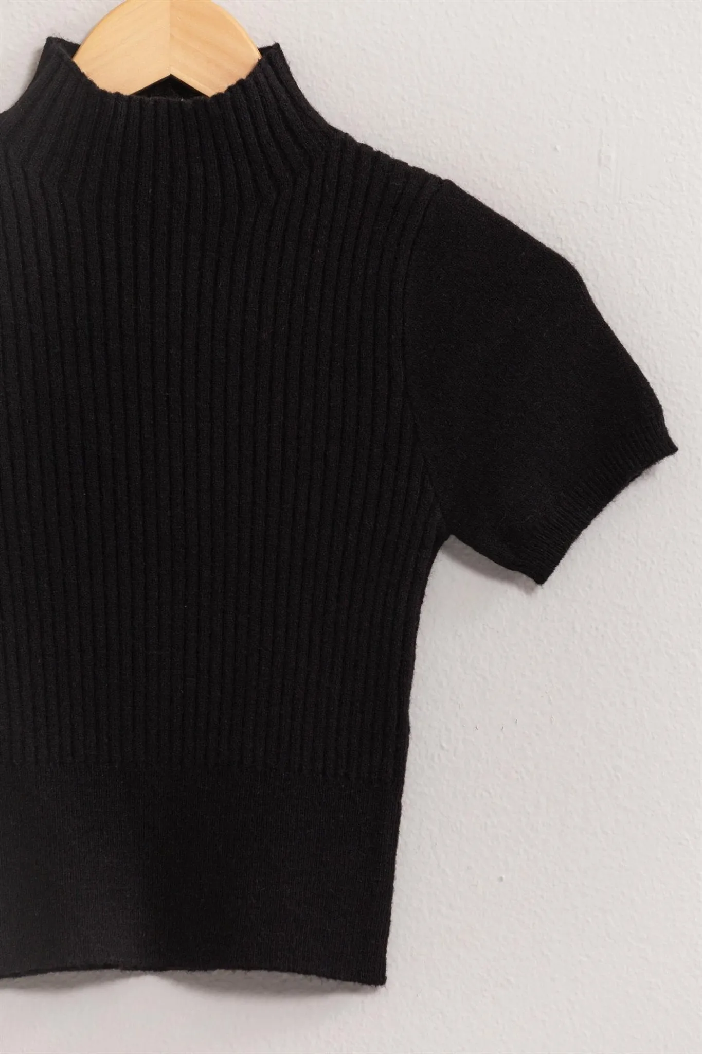 Mock Neck Black top