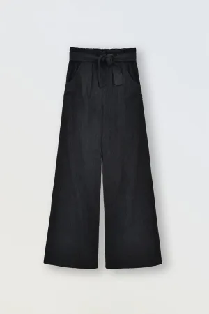 Molly Bracken Girl Velvet Paperbag Pant