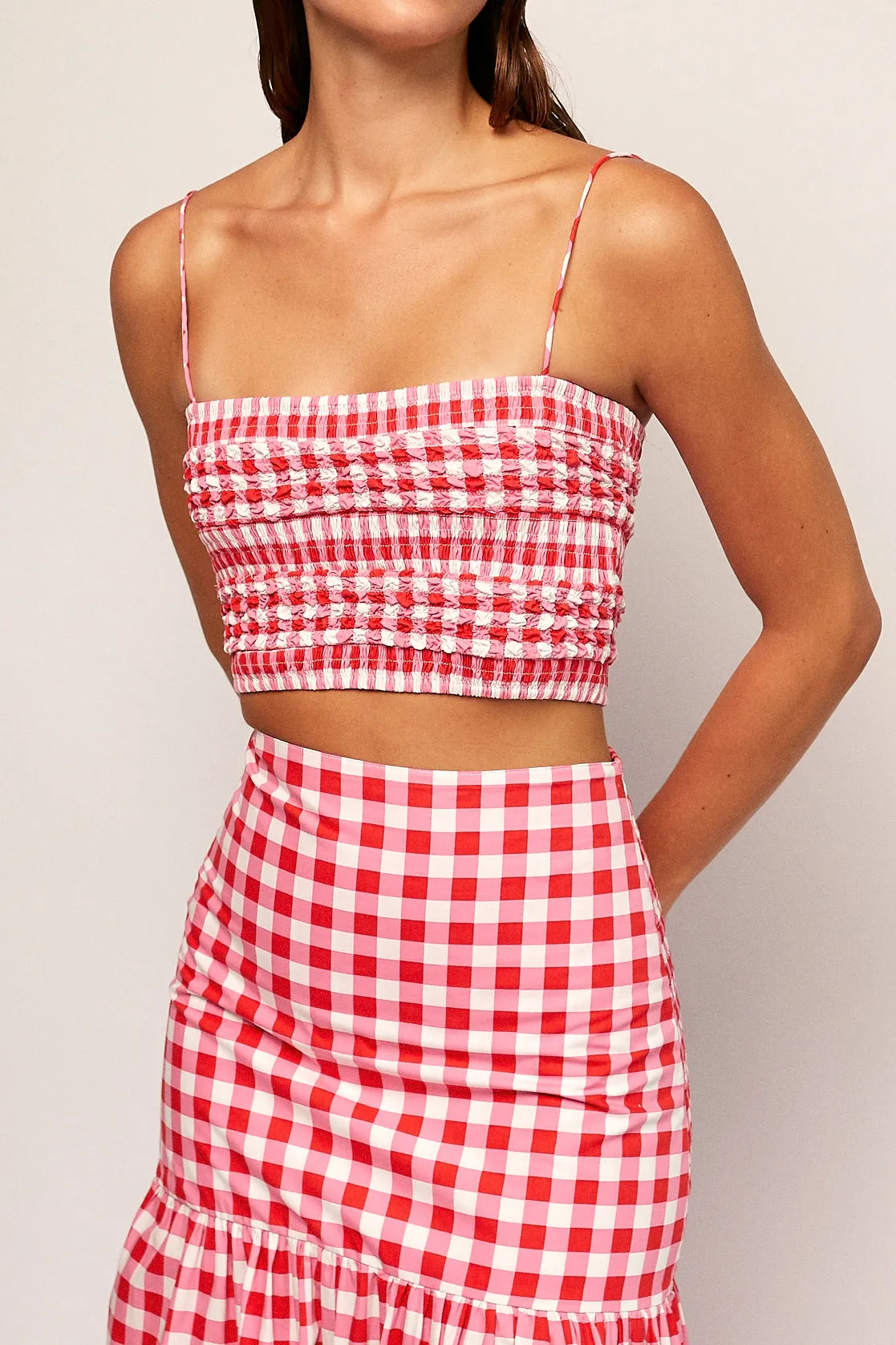 Mottled Crop | Hip Hugging Maxi
