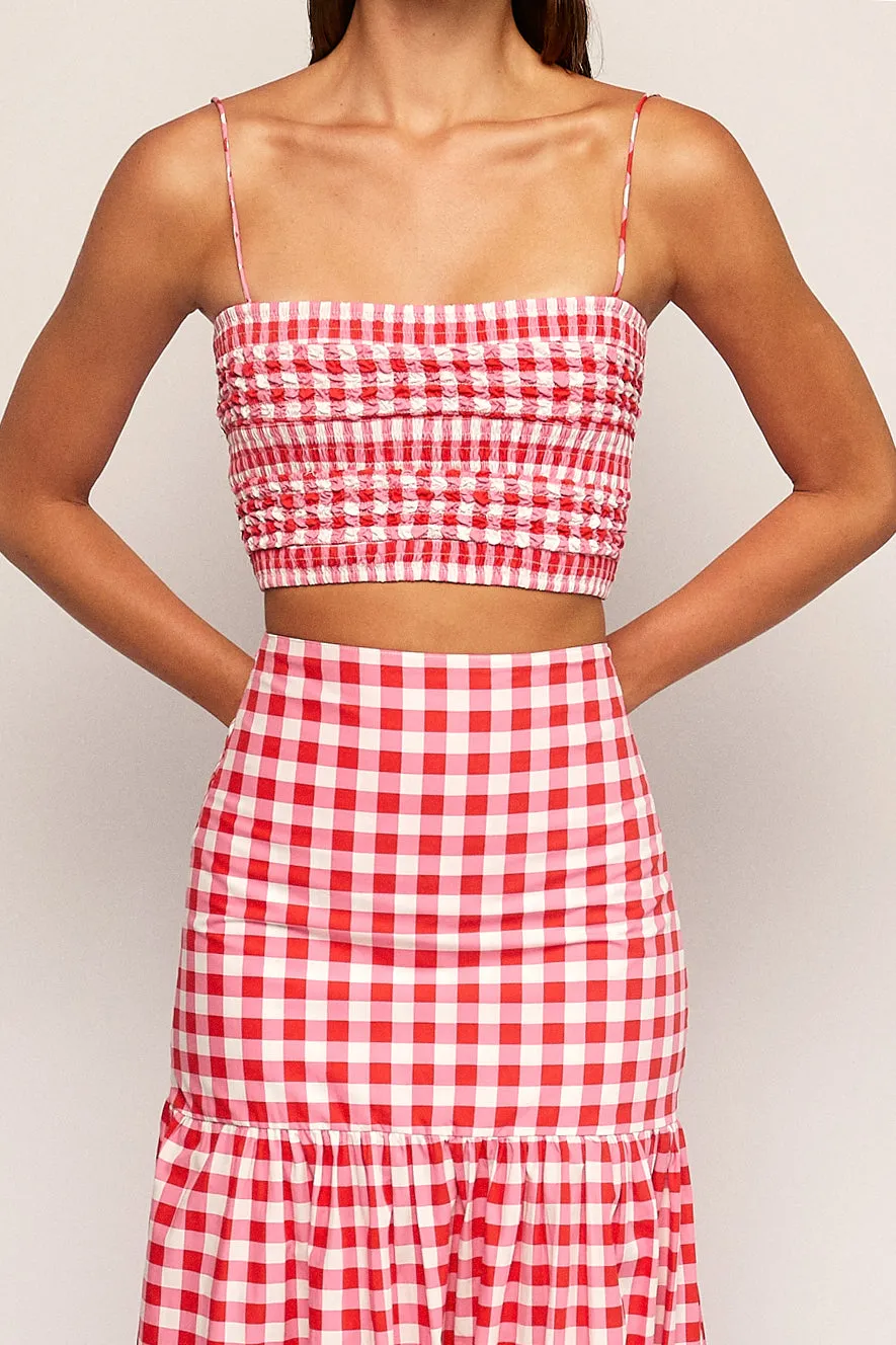 Mottled Crop | Hip Hugging Maxi