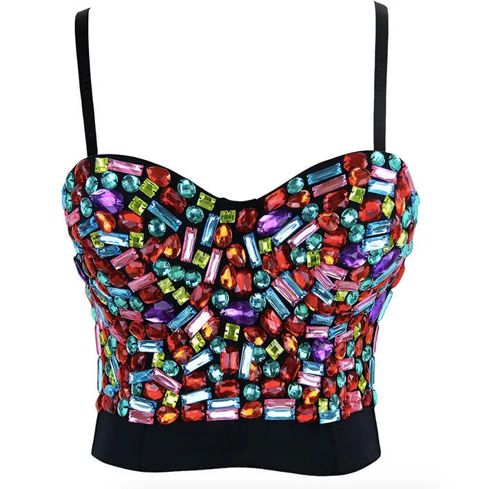 Multi Jewelled Bralette