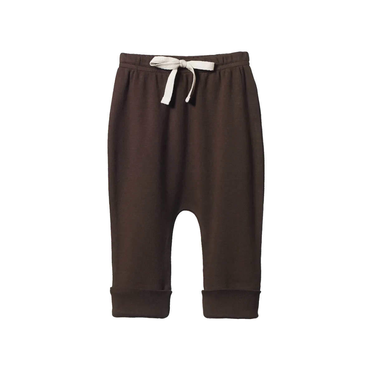 NATURE BABY DRAWSTRING PANTS PINECONE