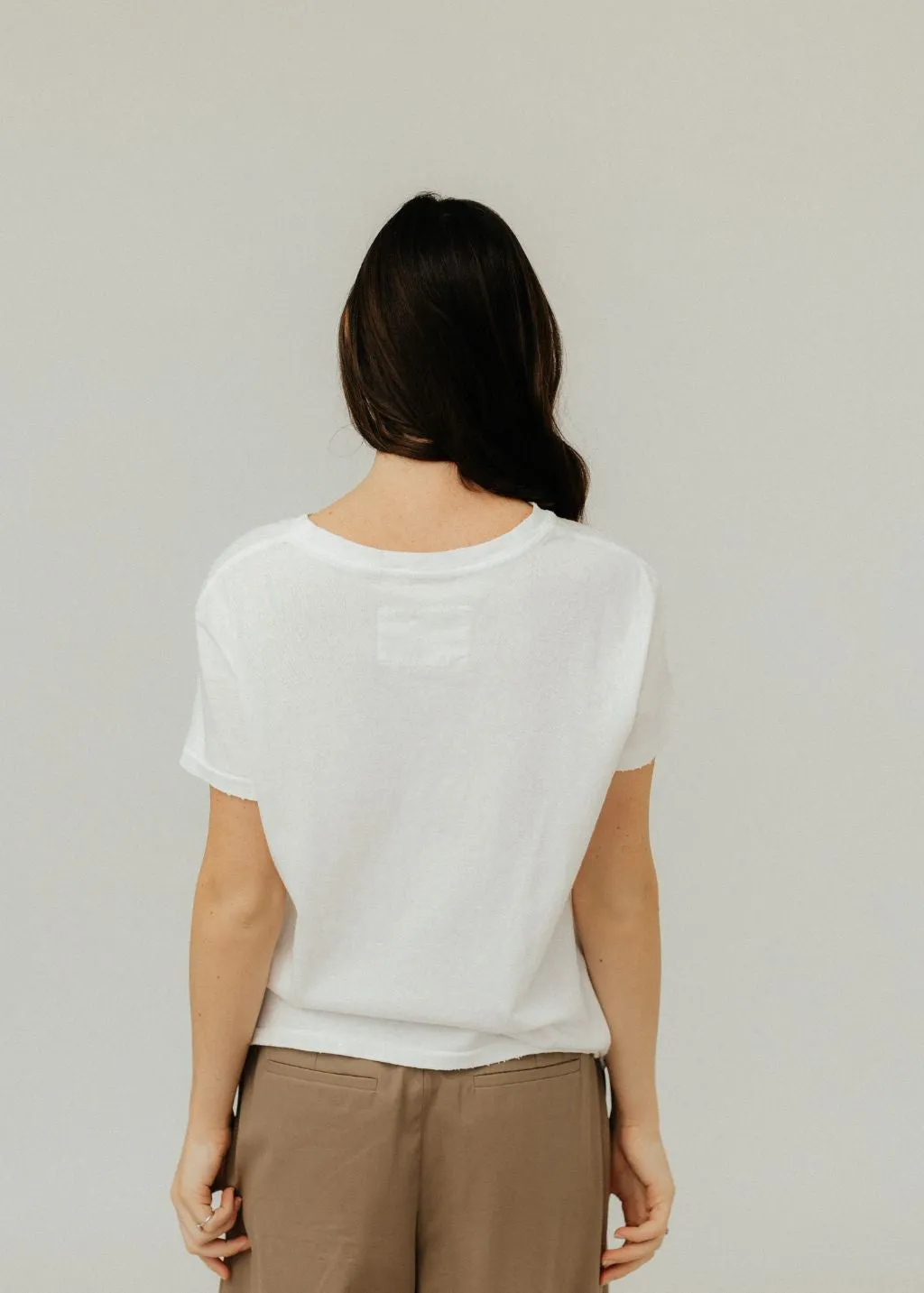 Nili Lotan Brady Tee in White