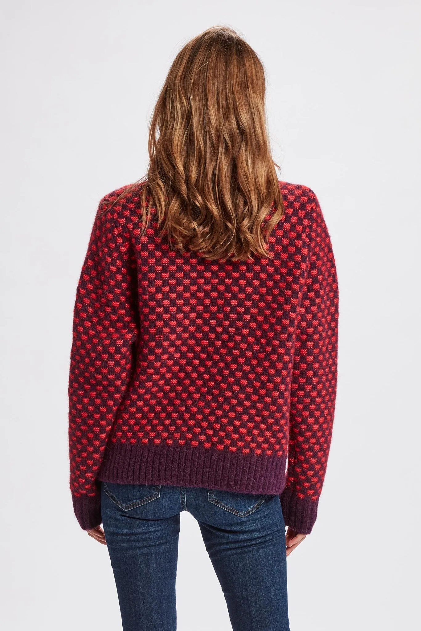 NUWILLIS CROPPED PULLOVER - Winter Bloom