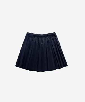 OBER Golf Banding Pleated Skirt - Navy