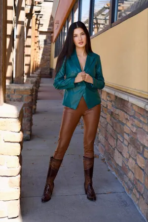 Odalis Green Blazer