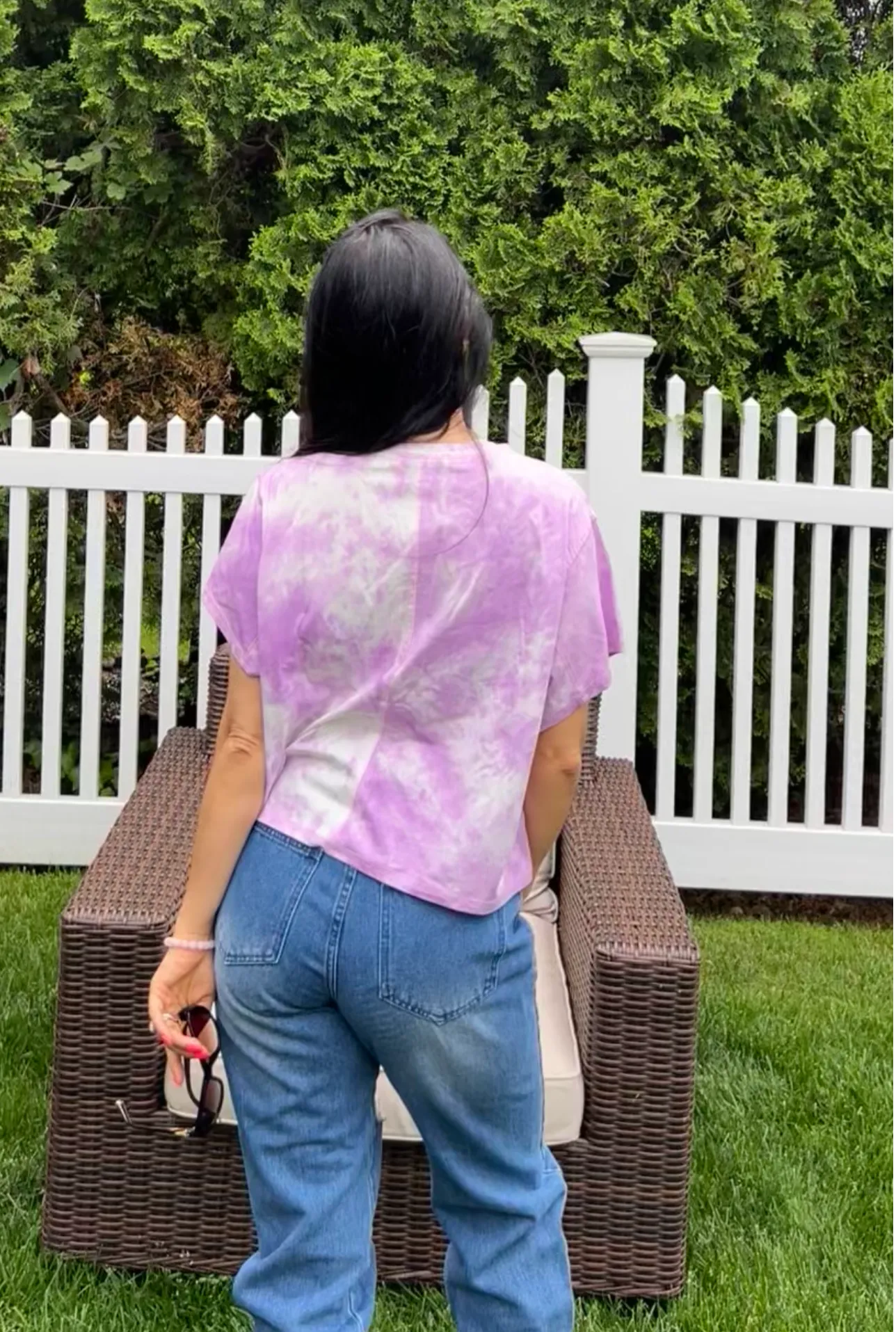 PALM BEACH TEE (PURPLE TIEDYE)