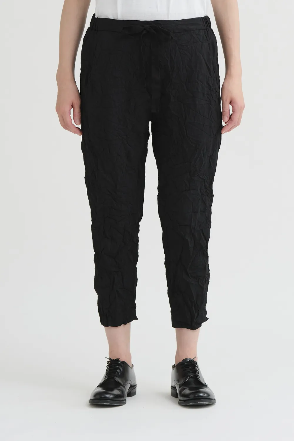 Pas de Calais Stripe Crinkle Tapered Pants