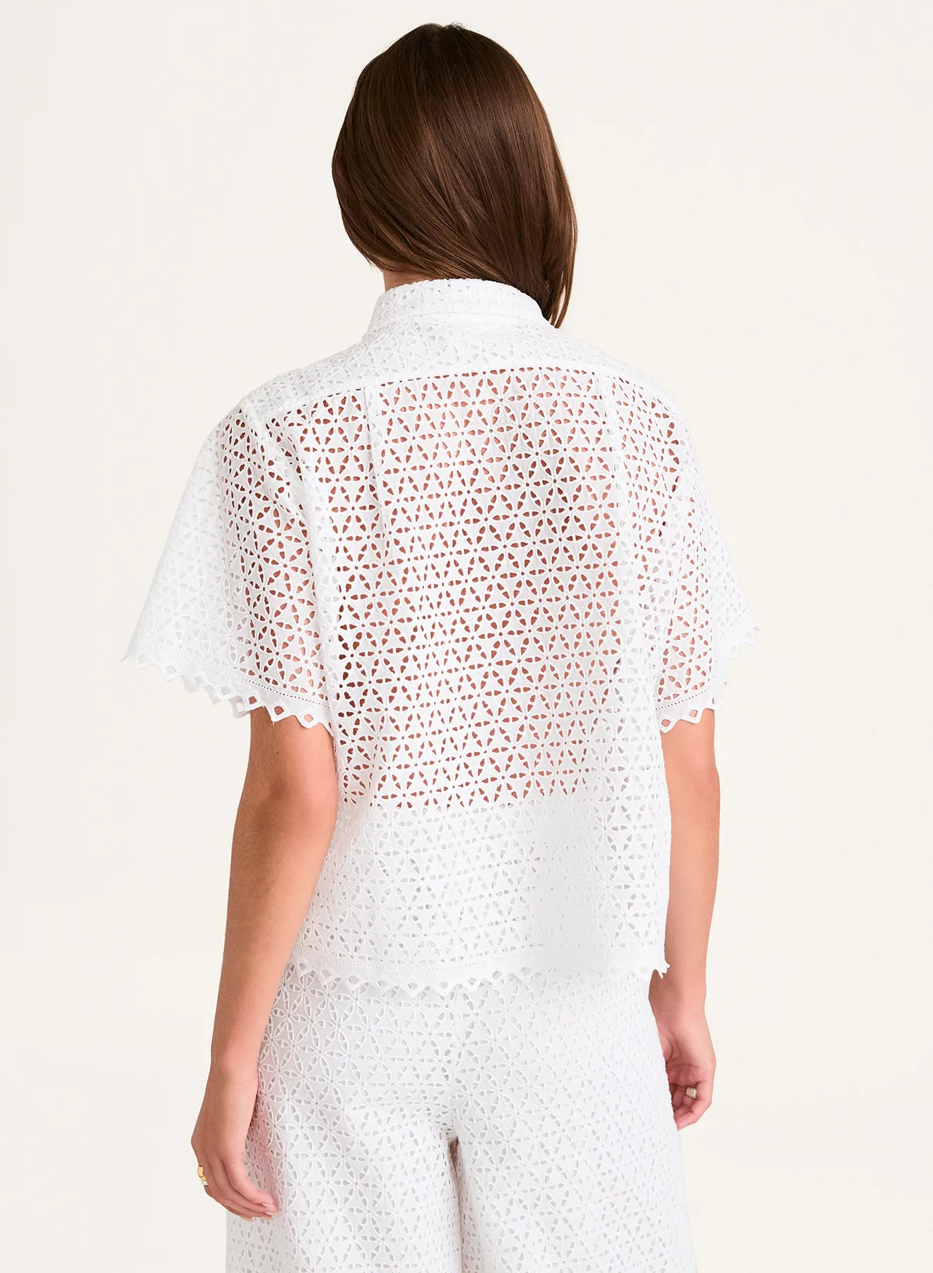 Perle Top in White