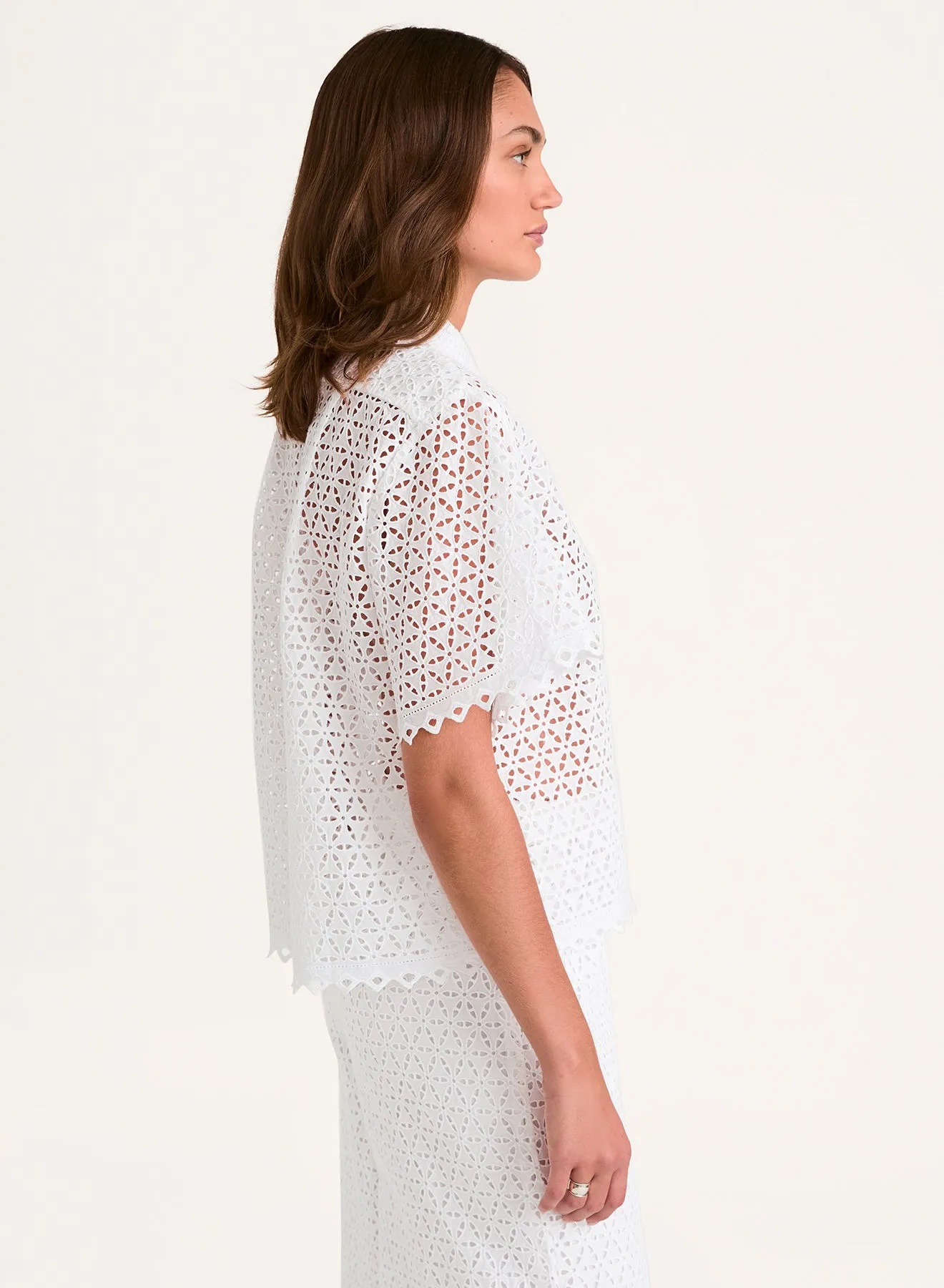 Perle Top in White