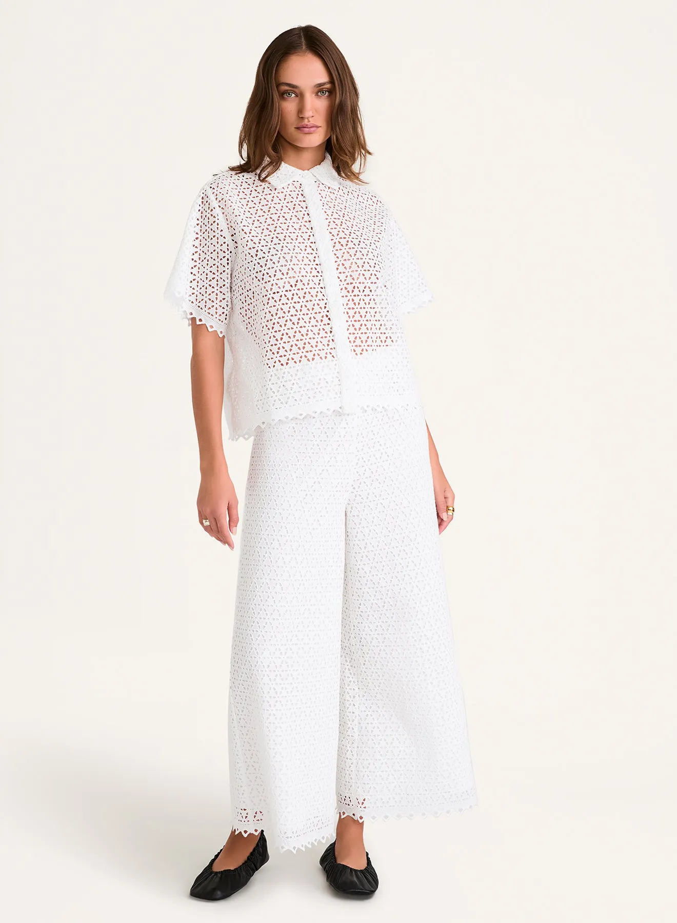 Perle Top in White