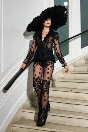 Petal Appliqué Blazer