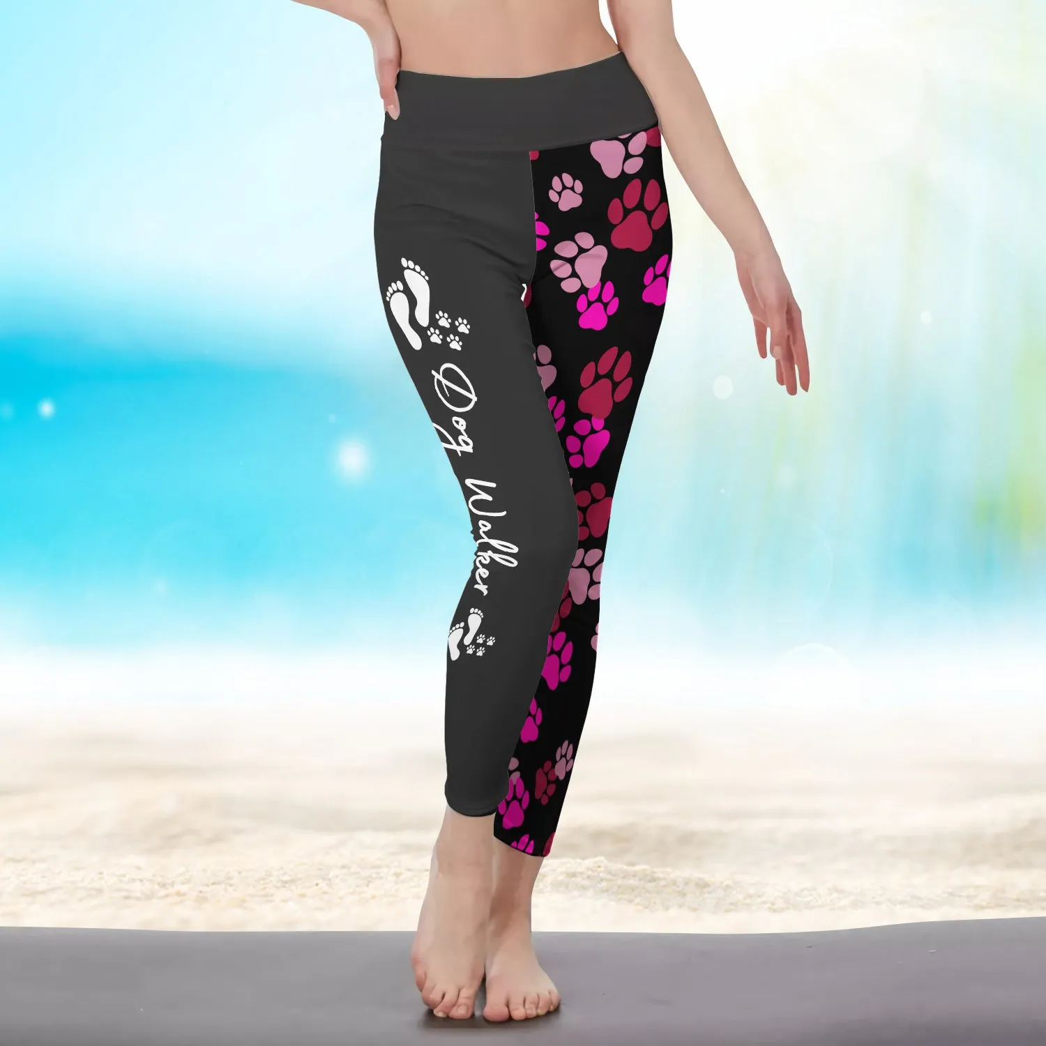 Pink Paw Dog Walker 3D Legging 903 NA93 [Non workwear]