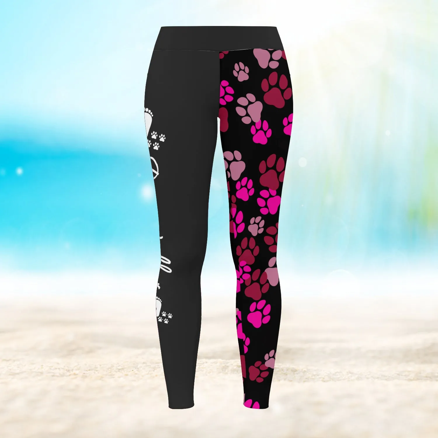 Pink Paw Dog Walker 3D Legging 903 NA93 [Non workwear]