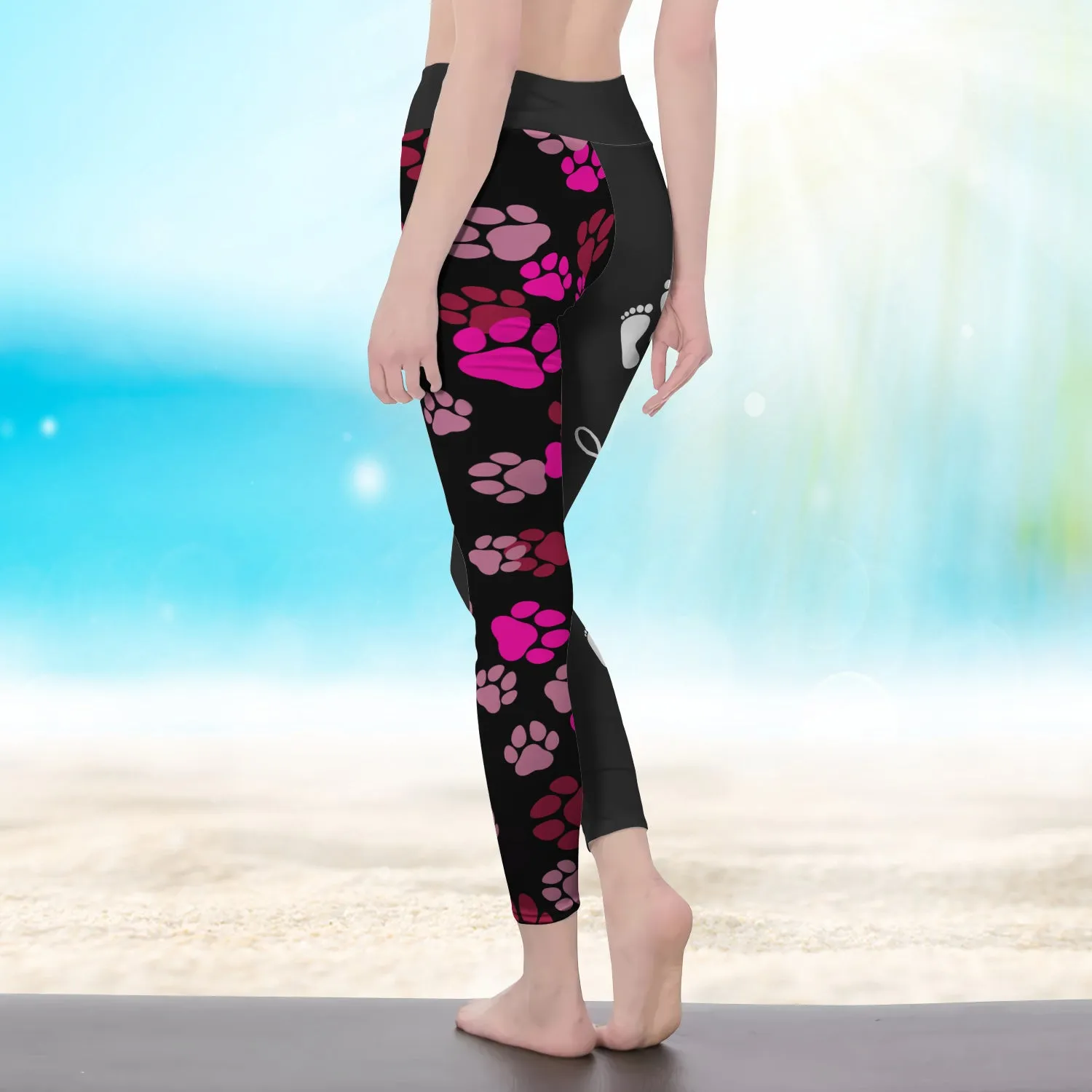 Pink Paw Dog Walker 3D Legging 903 NA93 [Non workwear]