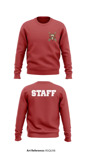 Poarch Band Of Creek Indians Recreation Department Core Men's Crewneck Performance Sweatshirt - r5QUv8