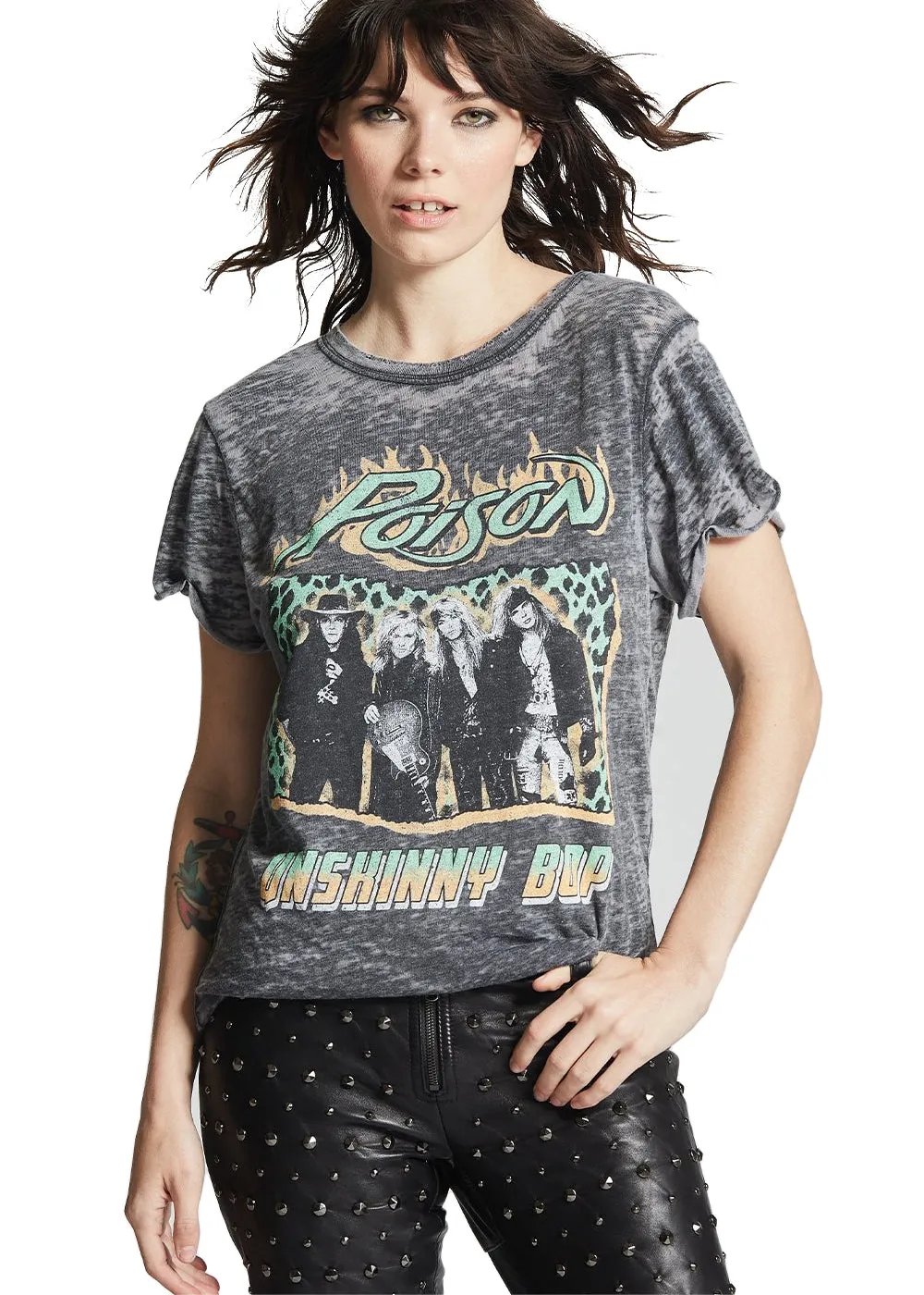 Poison Band Shirt by Recycled Karma