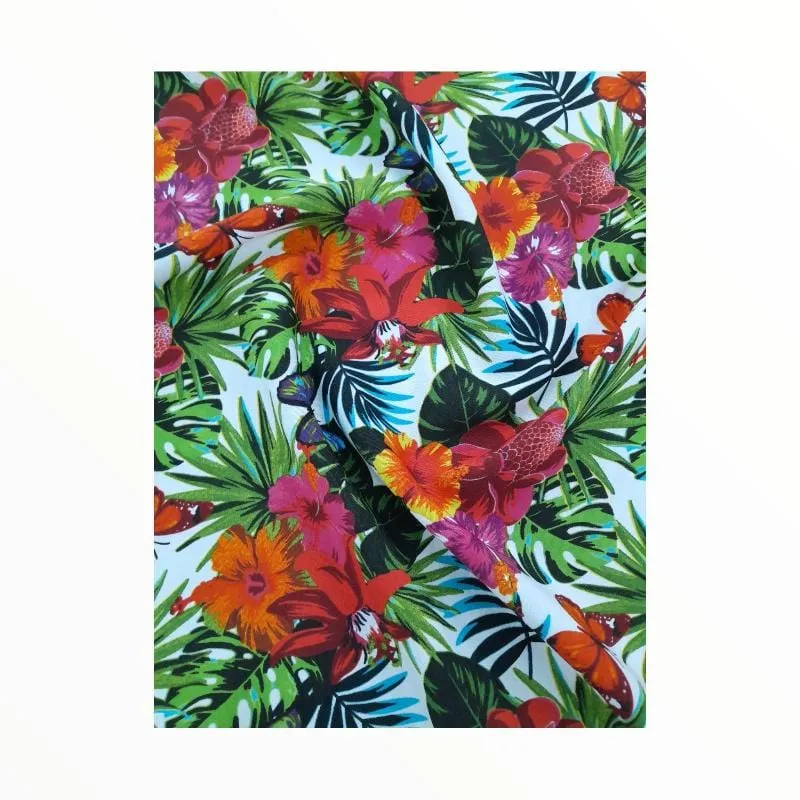 Printed Mini Matt Design 52 Flowers  140 cm