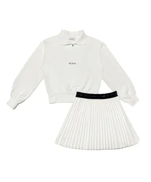 Q.C PLAY: Functional PK zip-up two-piece set