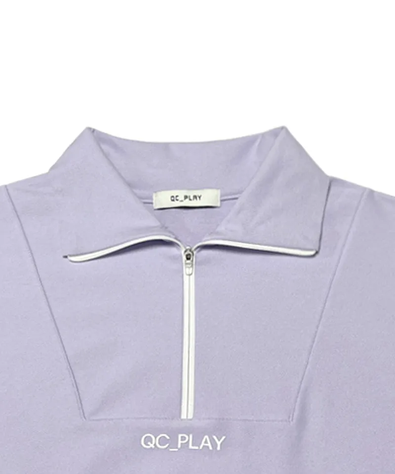 Q.C PLAY: Functional PK zip-up two-piece set