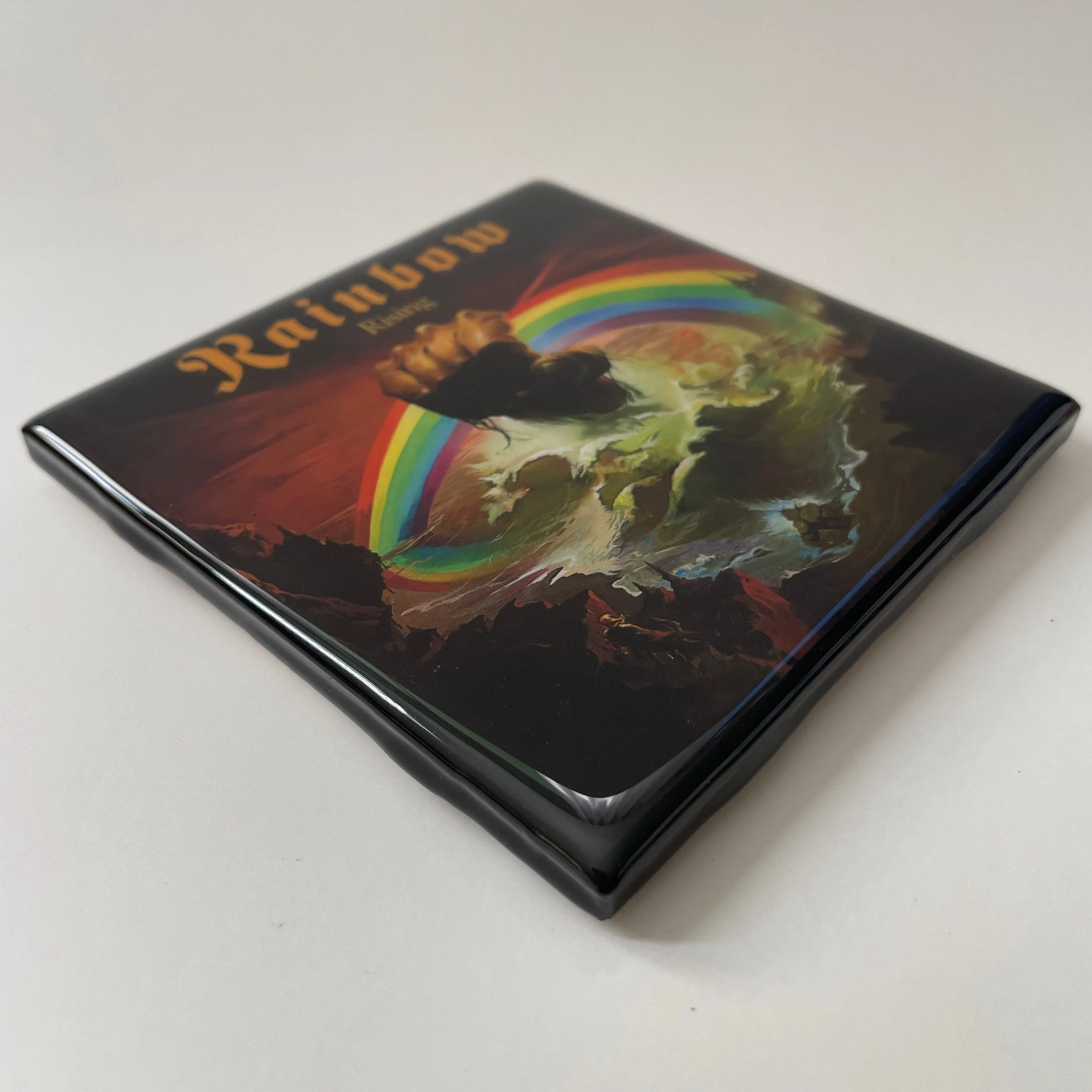 RAINBOW Rising Coaster Custom Ceramic Tile