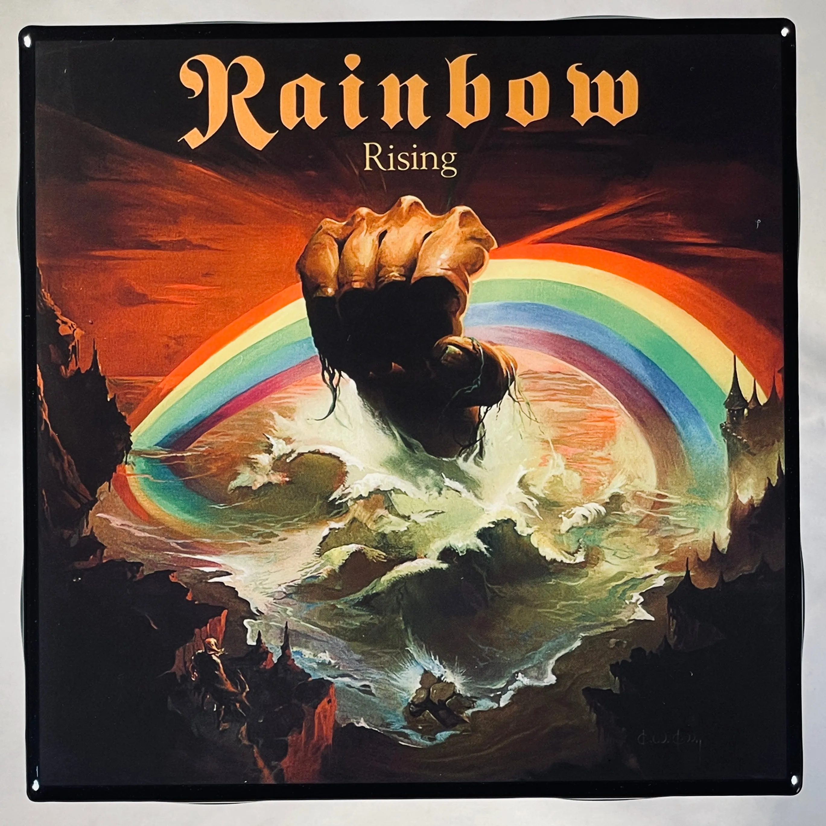 RAINBOW Rising Coaster Custom Ceramic Tile