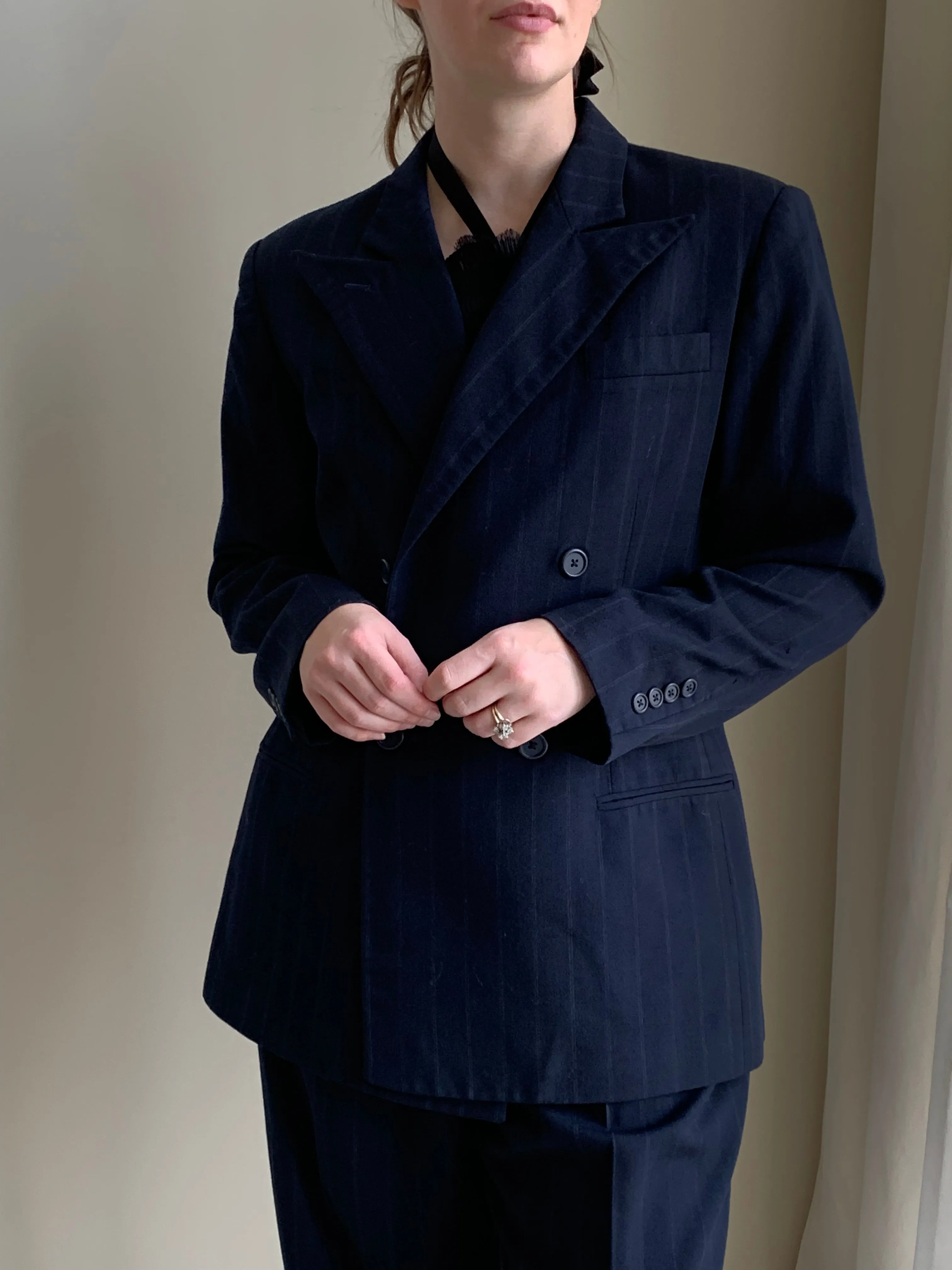 Ralph Lauren navy wool suit