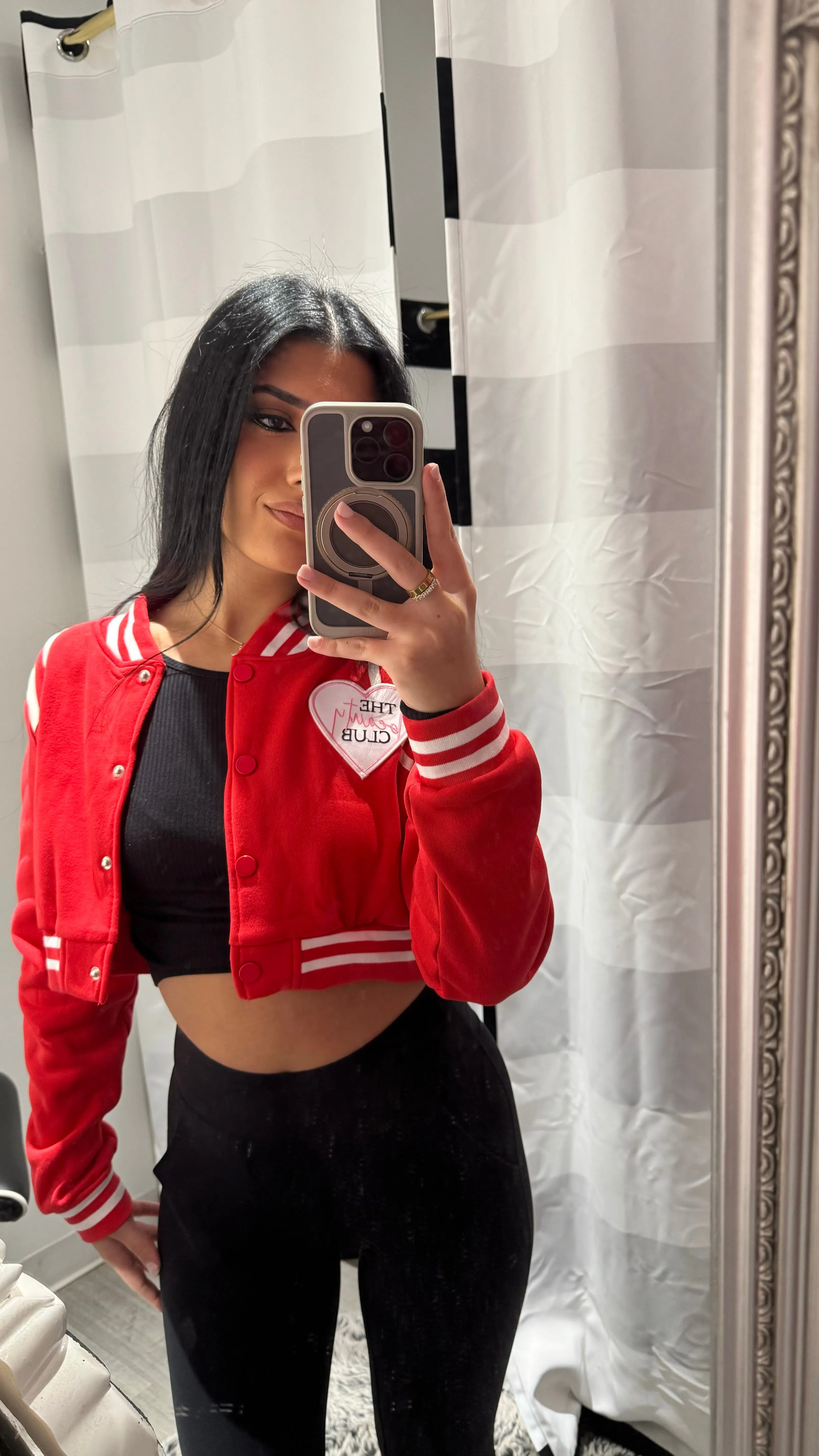 Red Varsity Jacket