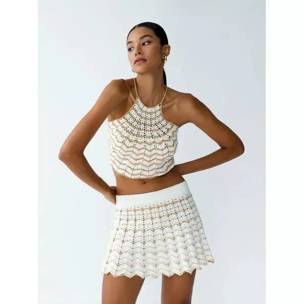 REGINA CROCHET SKIRT