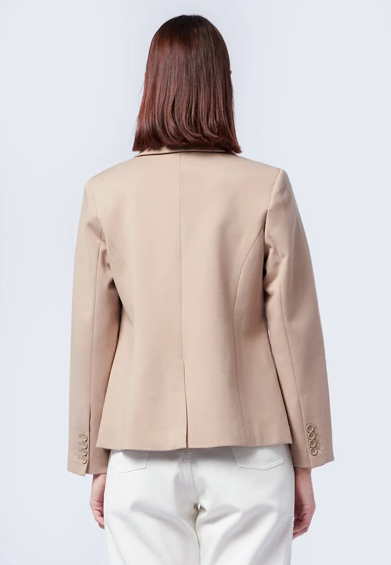 Regular Fit Long Sleeve Blazer