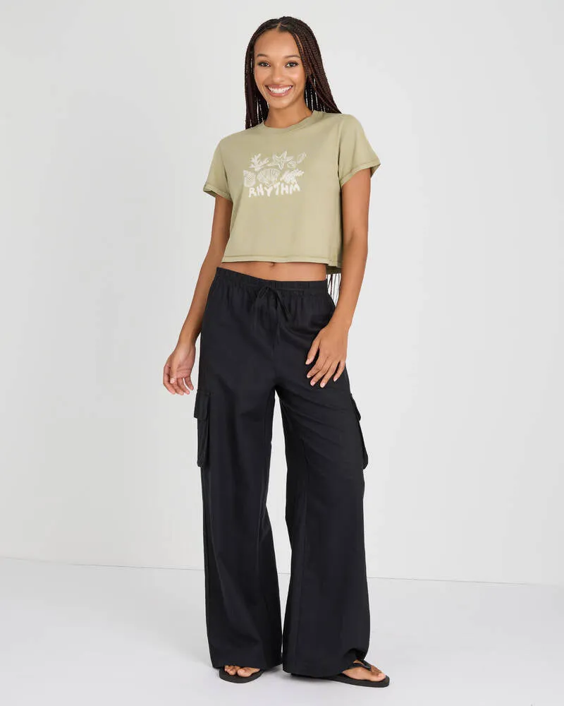 RHYTHM BEACHCOMBER CROP CREW TEE
