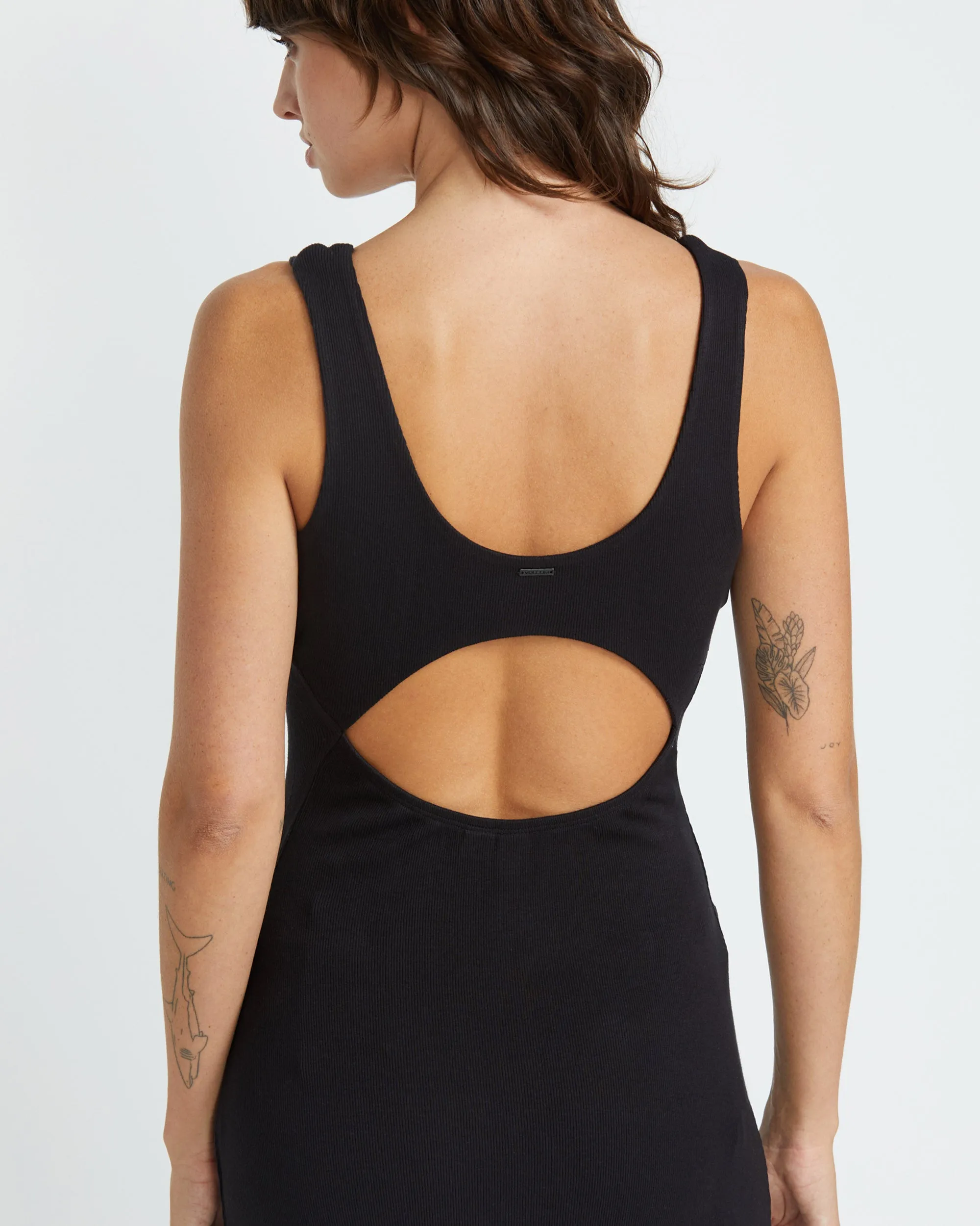 Rizzled Dress - BLACK