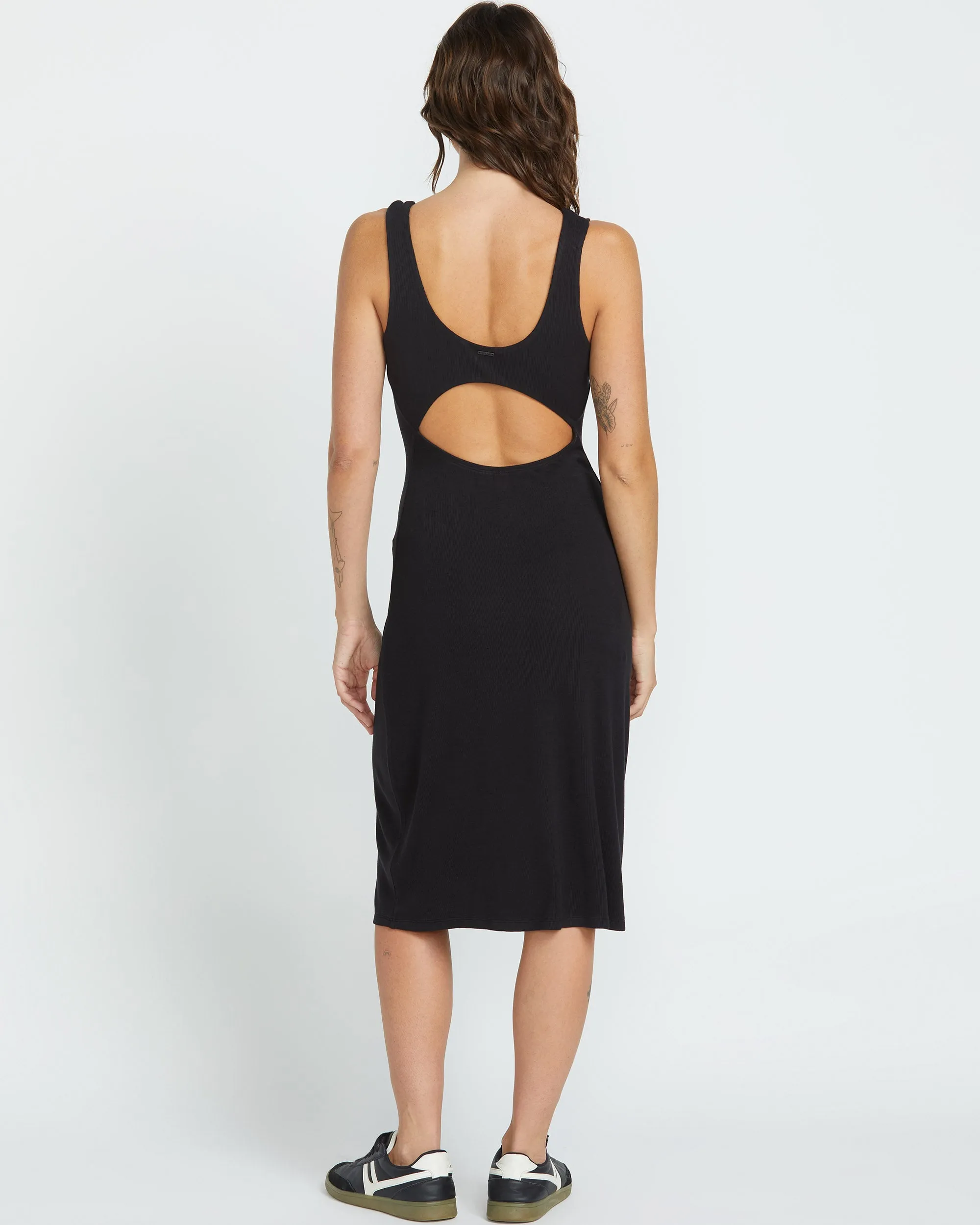 Rizzled Dress - BLACK