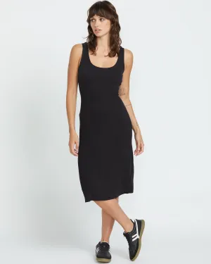 Rizzled Dress - BLACK