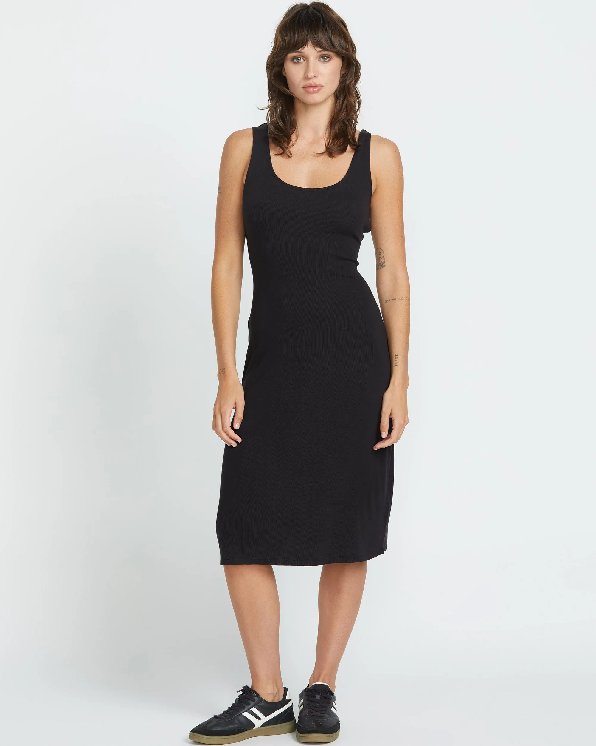 Rizzled Dress - BLACK