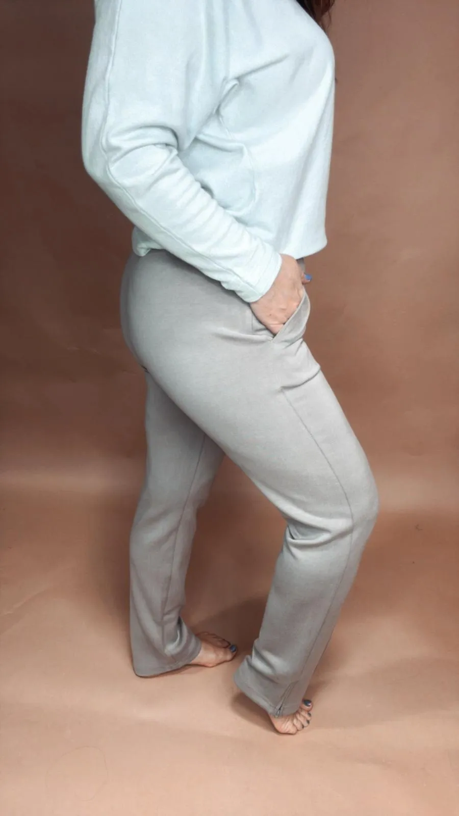 Rosa Pants in Taupe