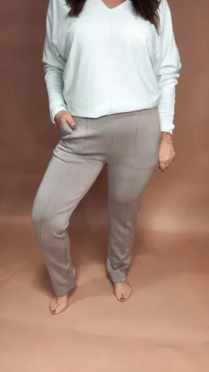 Rosa Pants in Taupe
