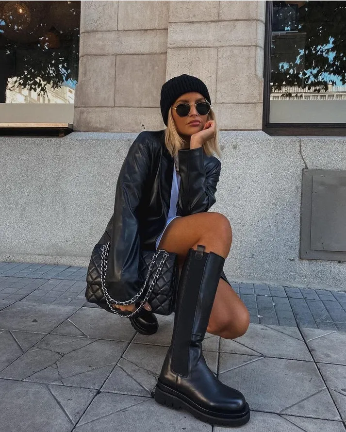 Rosanne | Leren Blazer voor dames