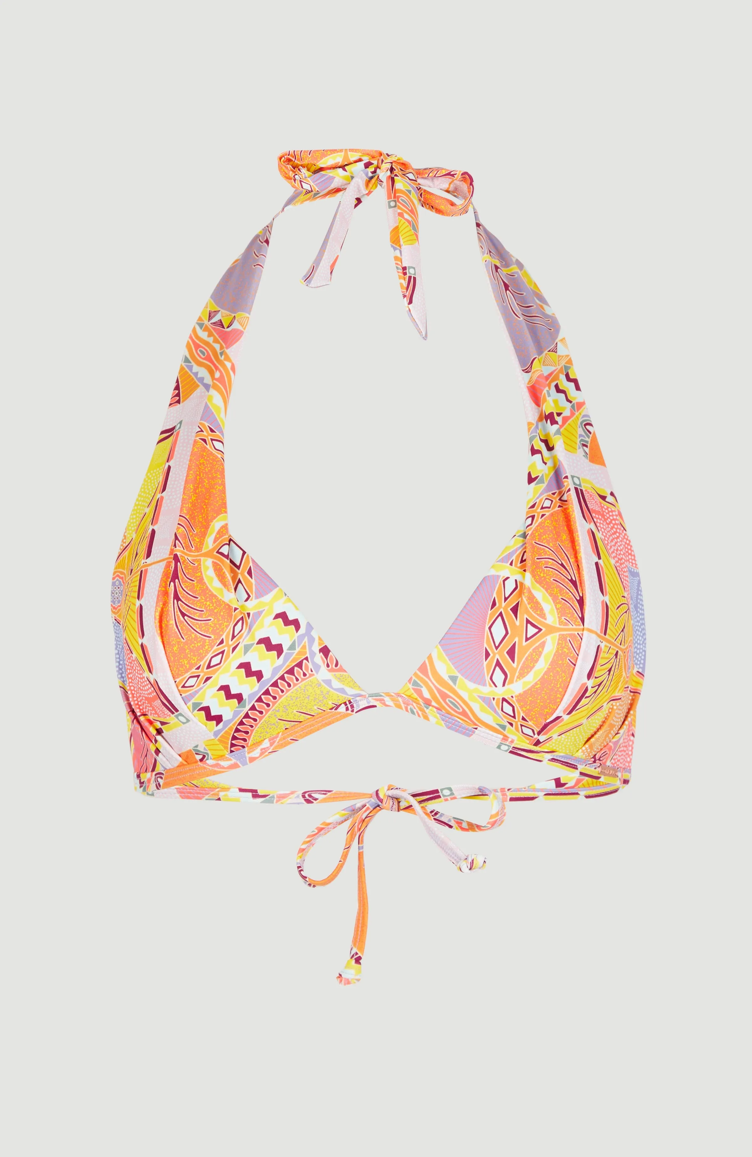 Sao Mix Bikini Oberteil | Yellow Scarf Print