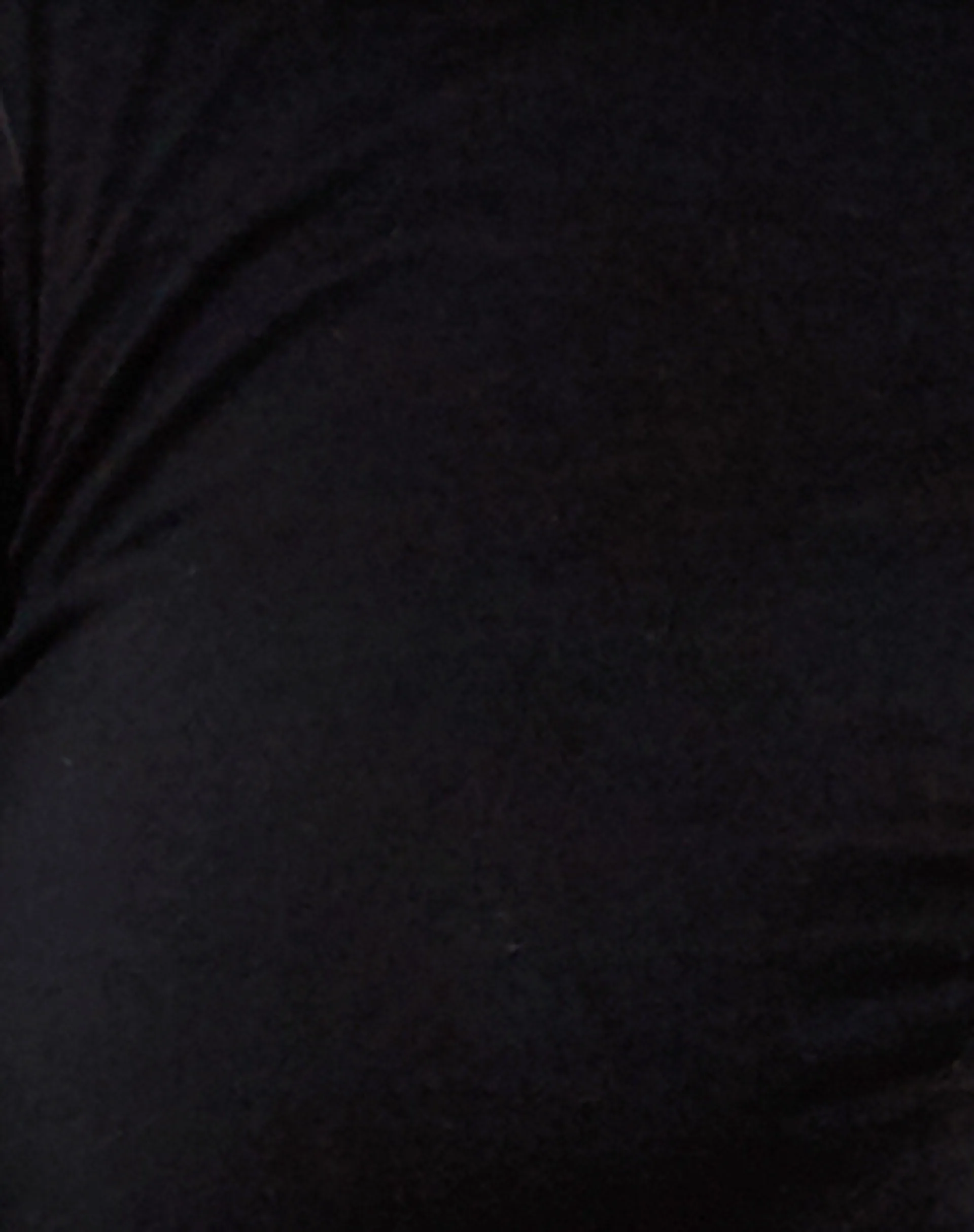 Sarah Crop Top in Lycra Black