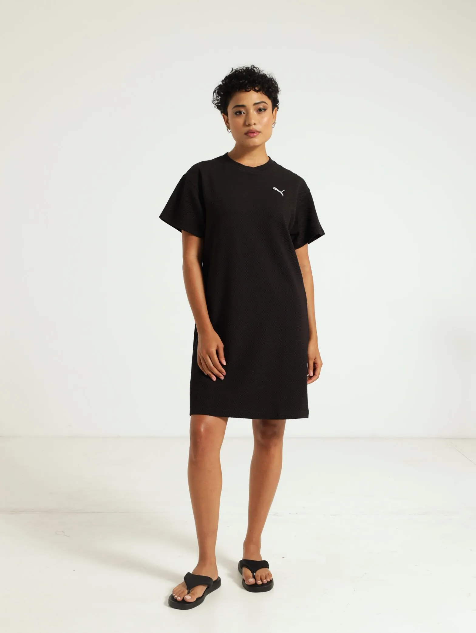 Short Sleeve Dress - Black